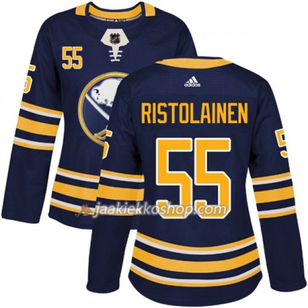 Nainen NHL Buffalo Sabres Pelipaita Rasmus Ristolainen 55 Adidas 2017-2018 Marine Sininen Authentic